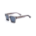 New Handmade Polished Full Rim Rectangle Acetate Frames Unisex Sunglasses